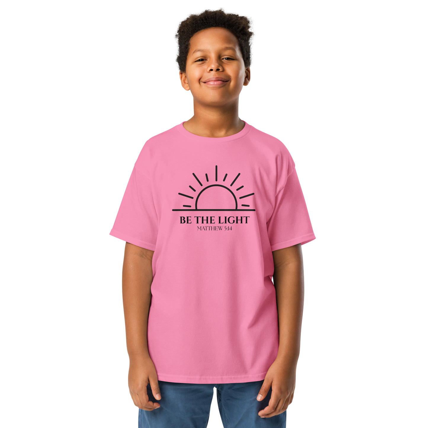Matthew 5:14 Be The Light Youth Classic Tee