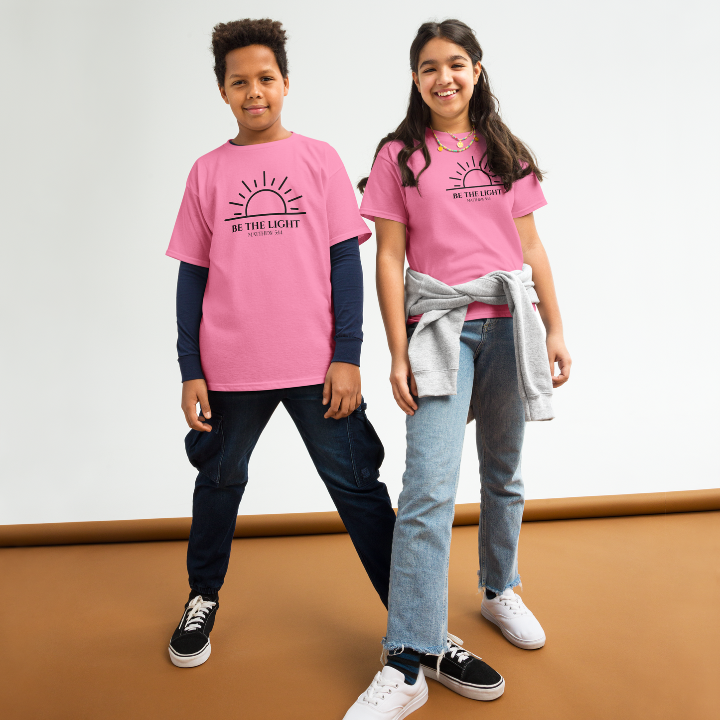 Matthew 5:14 Be The Light Youth Classic Tee