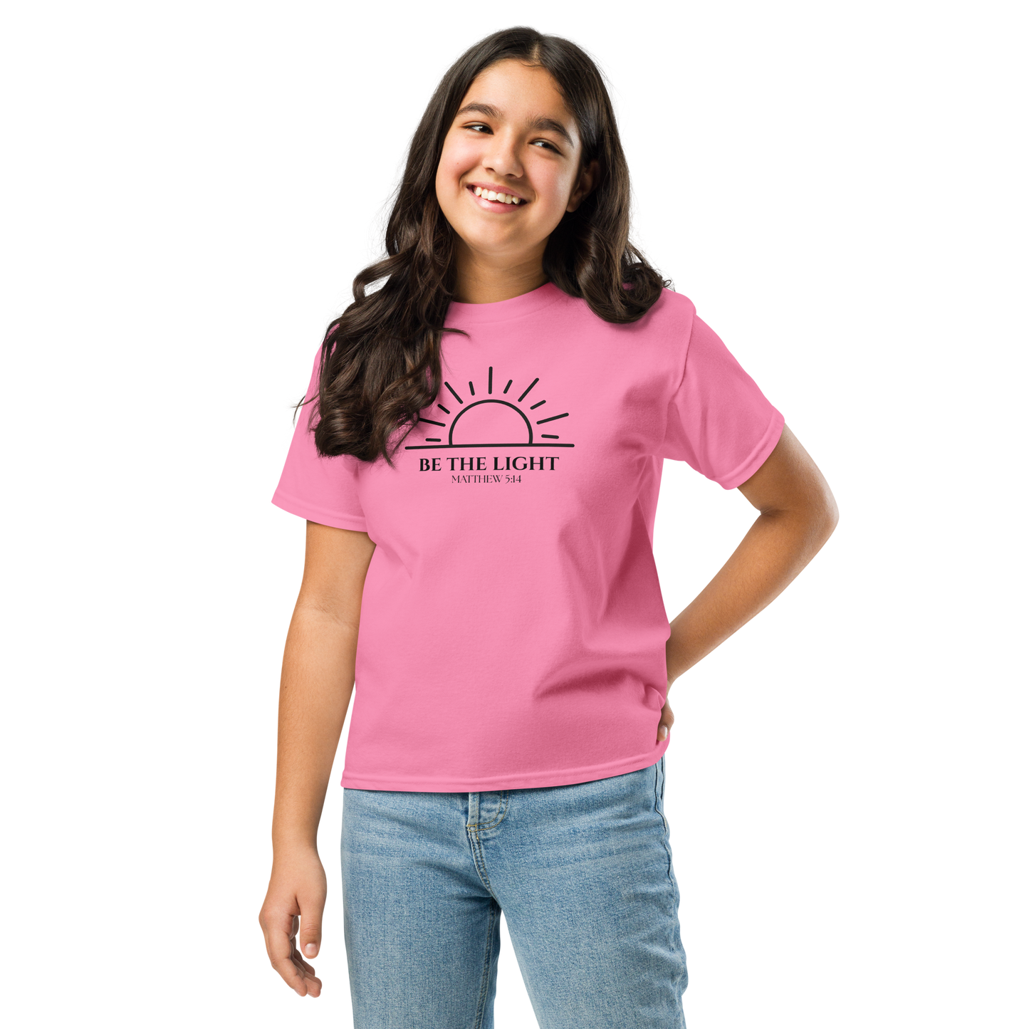 Matthew 5:14 Be The Light Youth Classic Tee