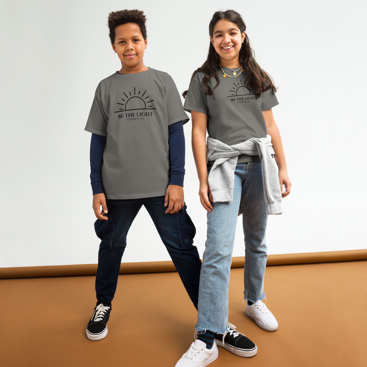 Matthew 5:14 Be The Light Youth Classic Tee