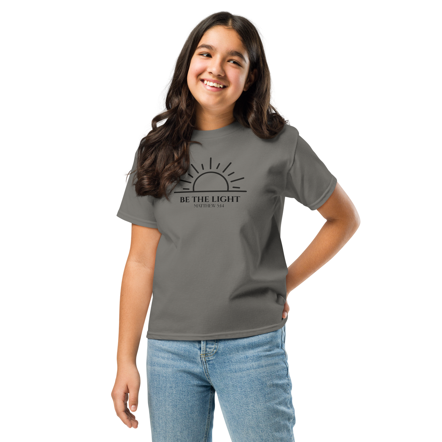 Matthew 5:14 Be The Light Youth Classic Tee