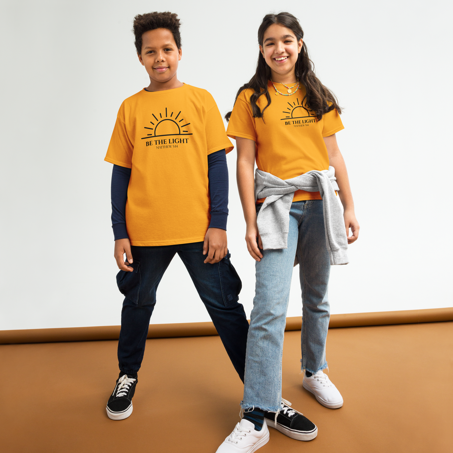 Matthew 5:14 Be The Light Youth Classic Tee