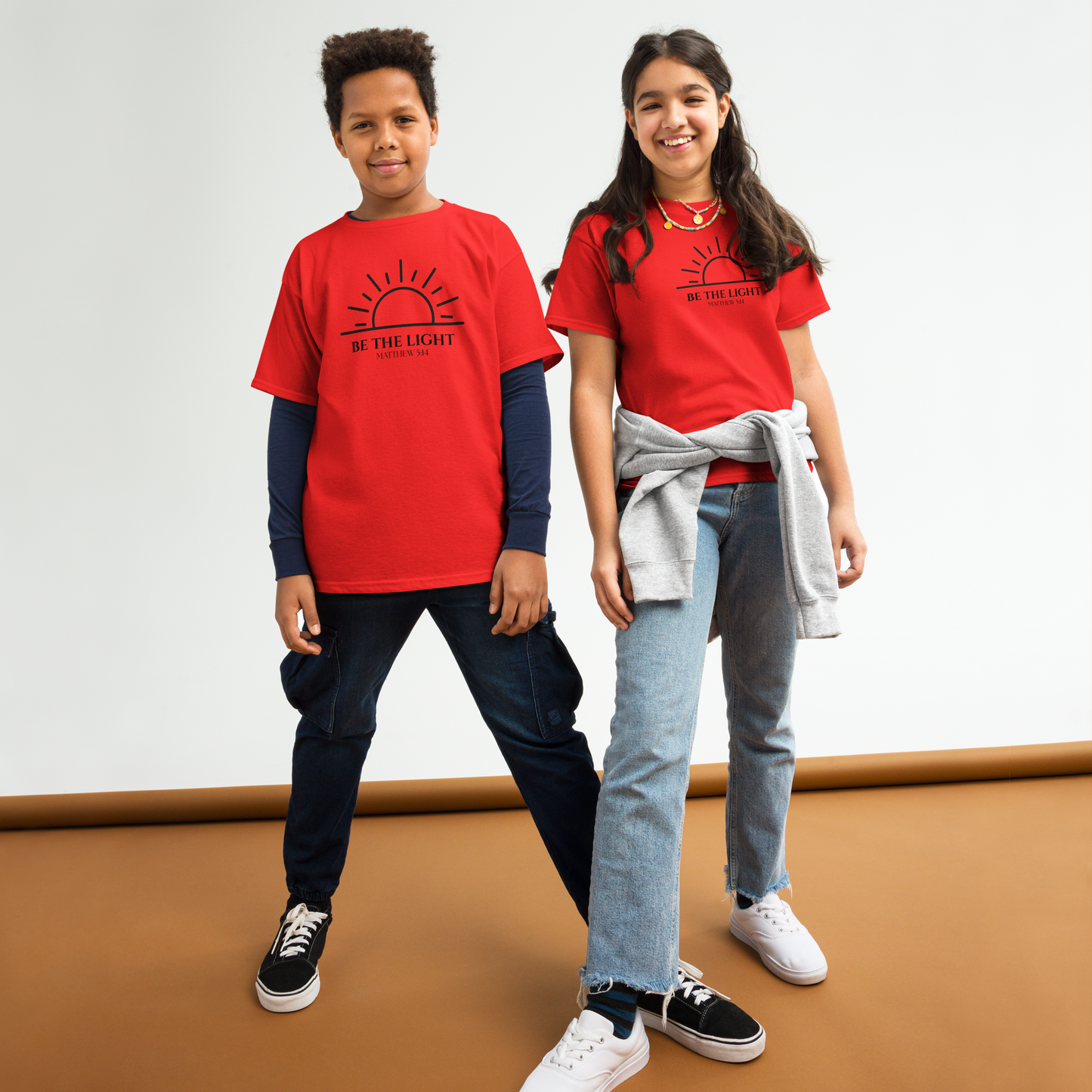 Matthew 5:14 Be The Light Youth Classic Tee