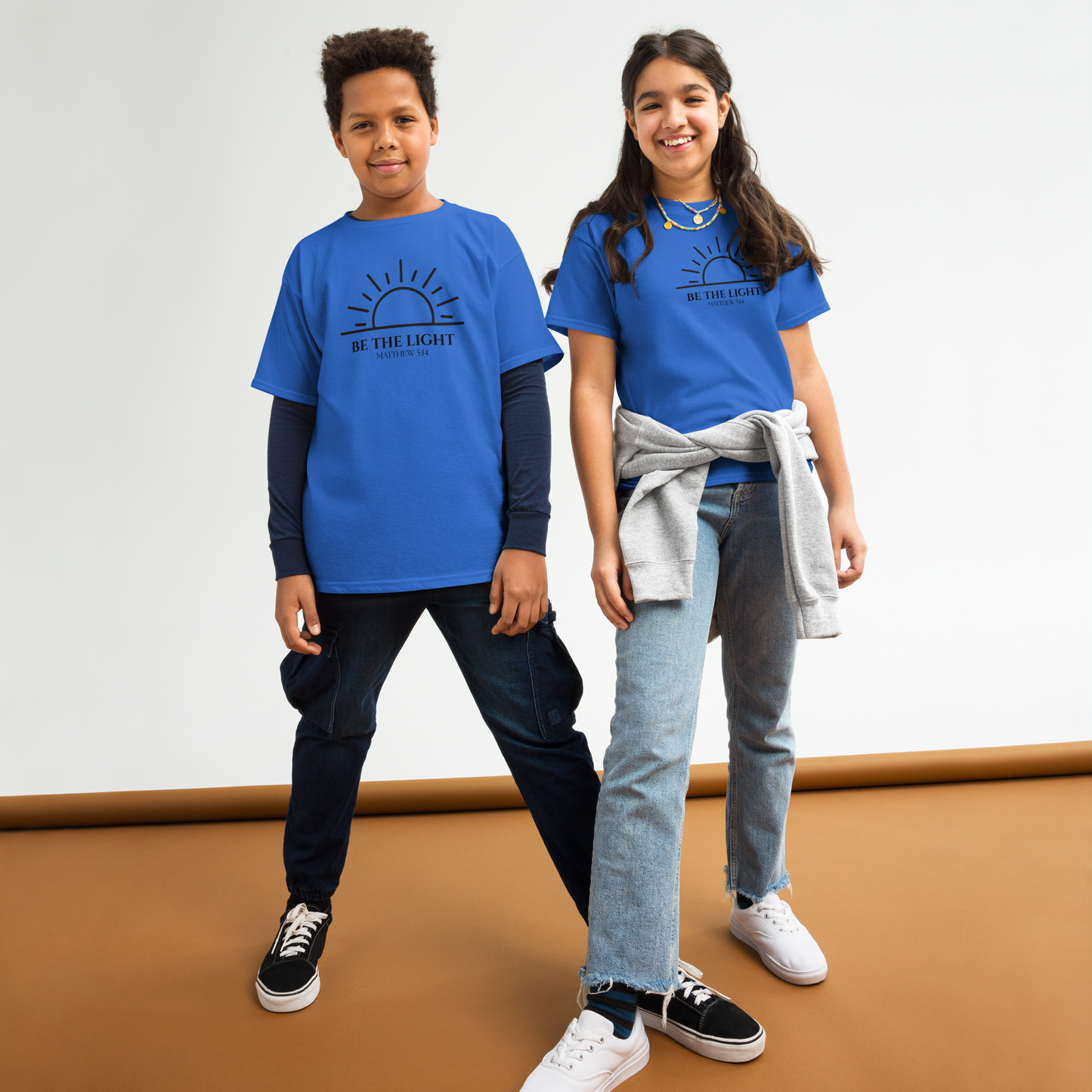 Matthew 5:14 Be The Light Youth Classic Tee
