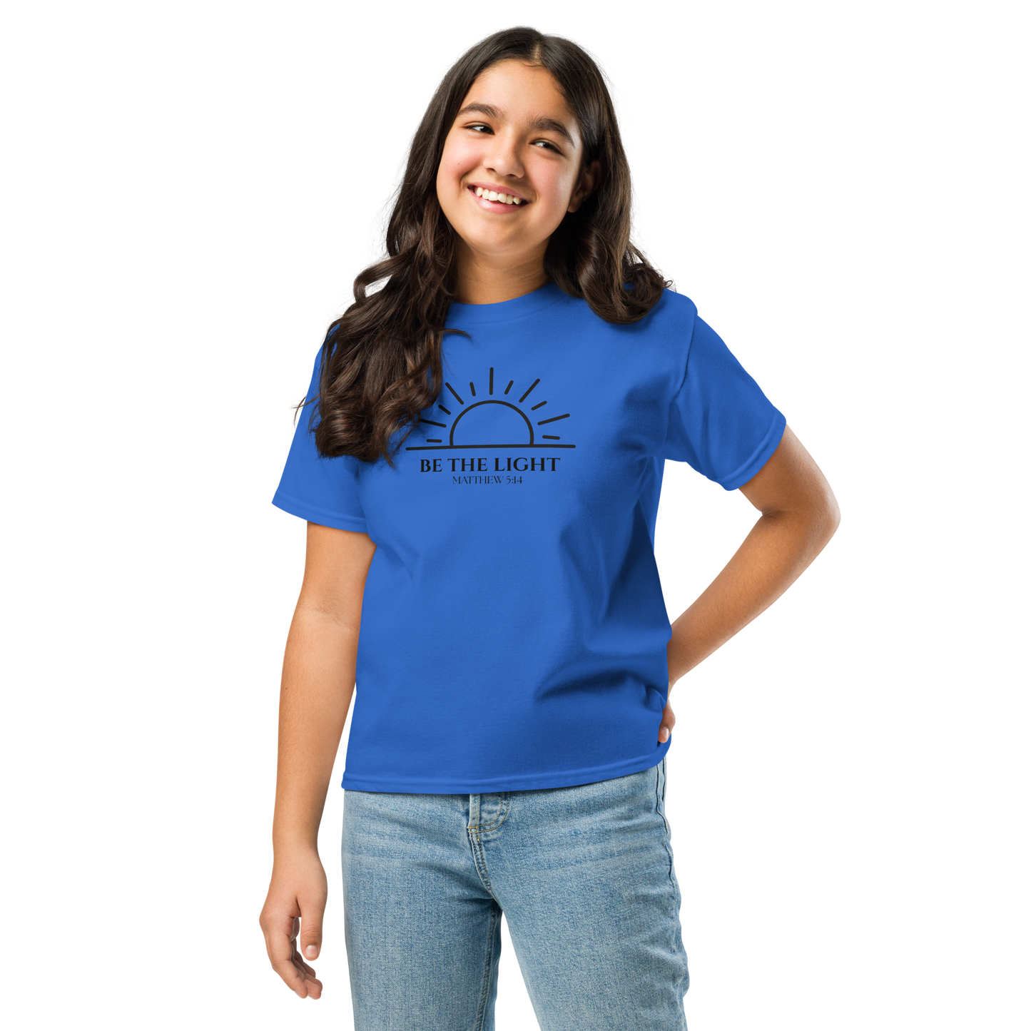 Matthew 5:14 Be The Light Youth Classic Tee