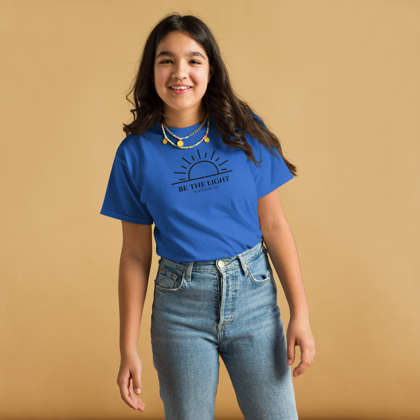 Matthew 5:14 Be The Light Youth Classic Tee