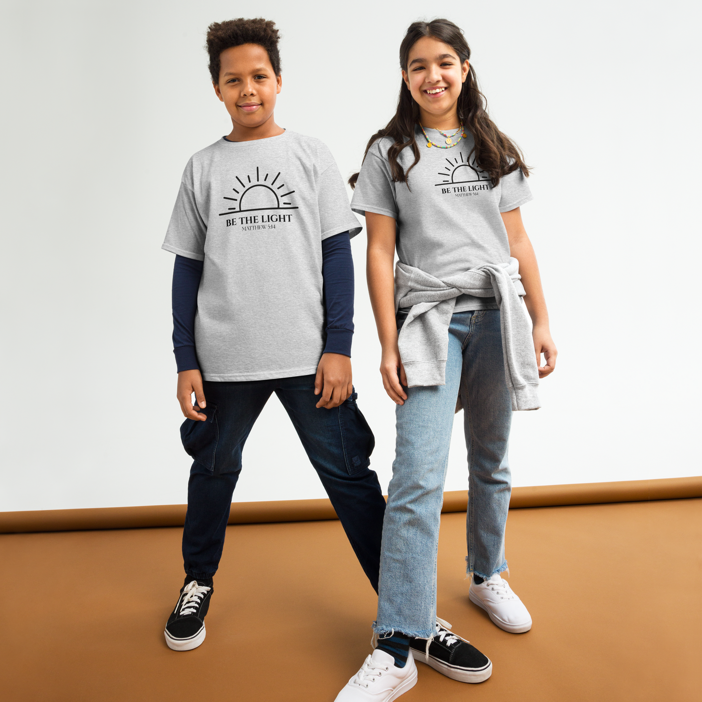 Matthew 5:14 Be The Light Youth Classic Tee