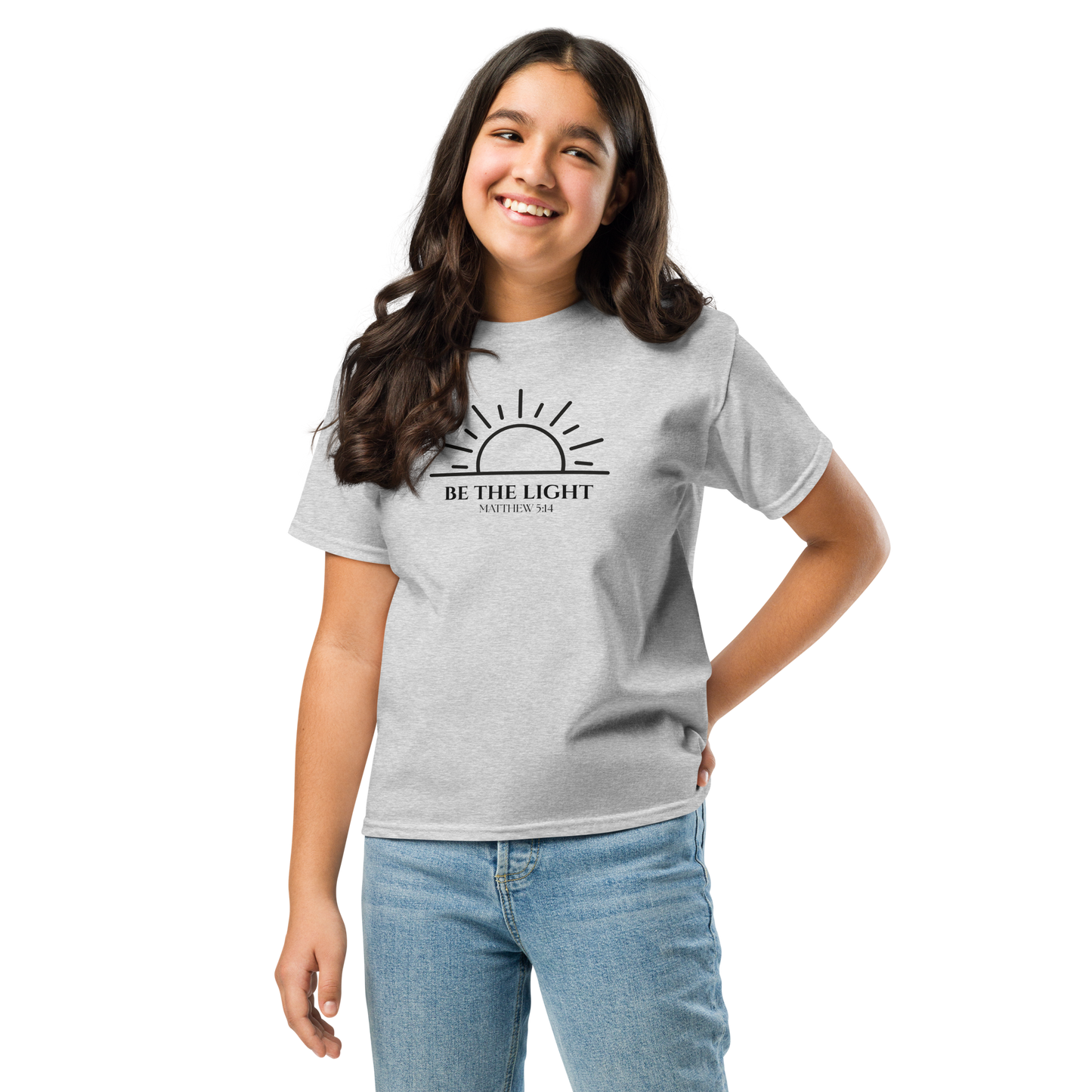 Matthew 5:14 Be The Light Youth Classic Tee