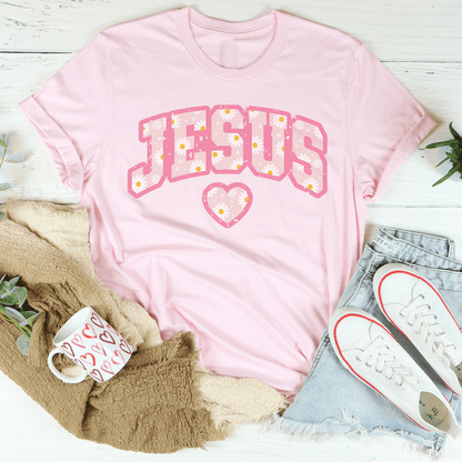 Jesus Floral T-Shirt-3