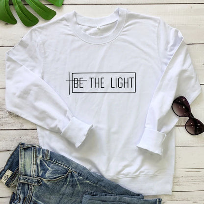 Be The Light Cotton Sweatshirt