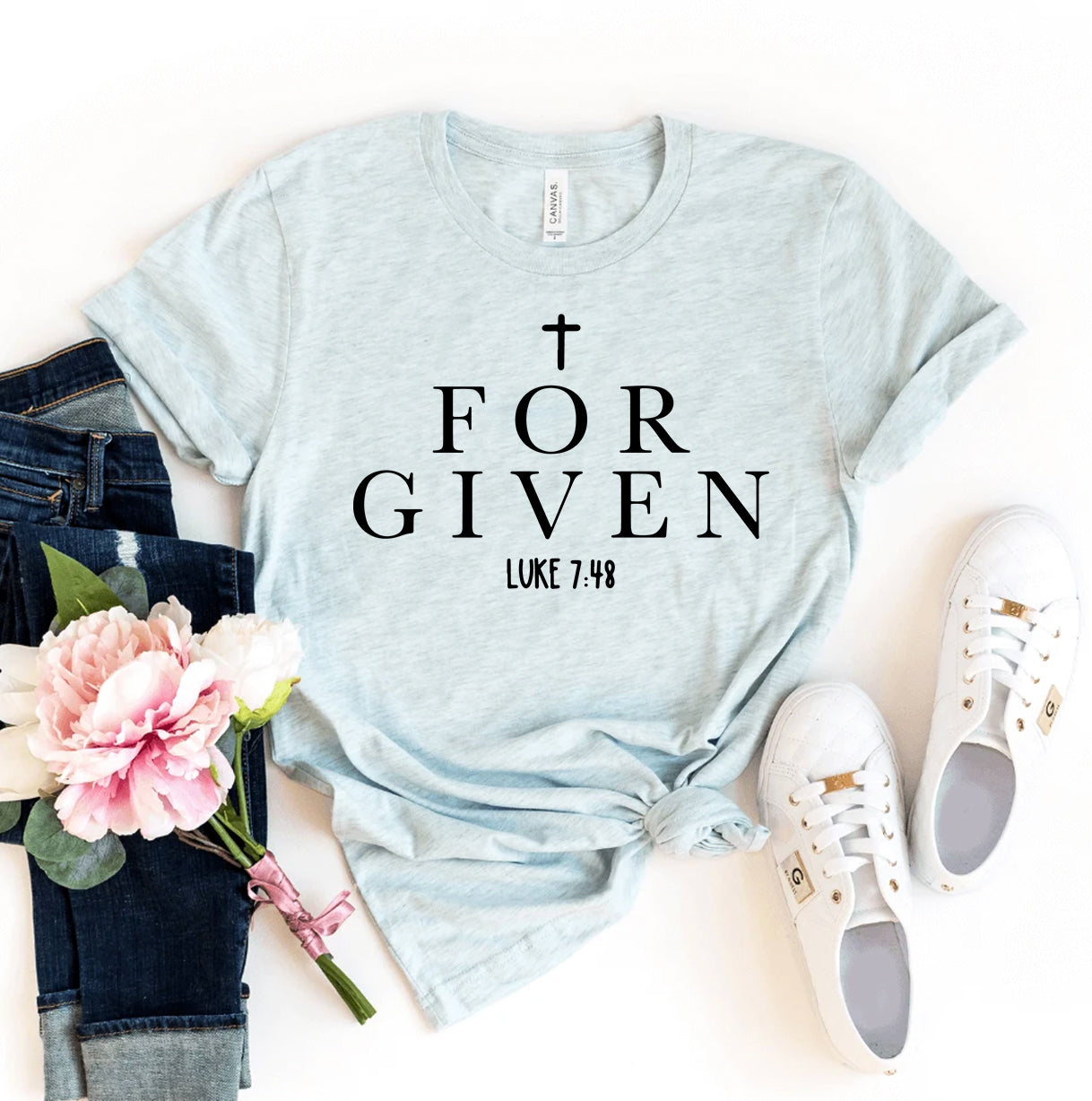 Forgiven T-Shirt | Christian Apparel of Grace – Delivered and Devoted