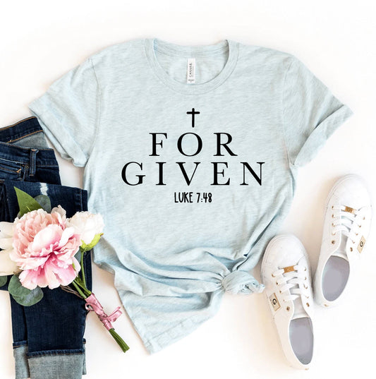 Forgiven T-Shirt | Christian Apparel of Grace – Delivered and Devoted