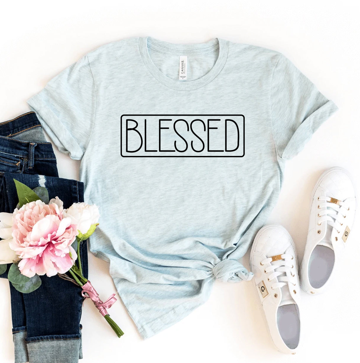Blessed T-Shirt | Christian Faith Apparel – Delivered and Devoted