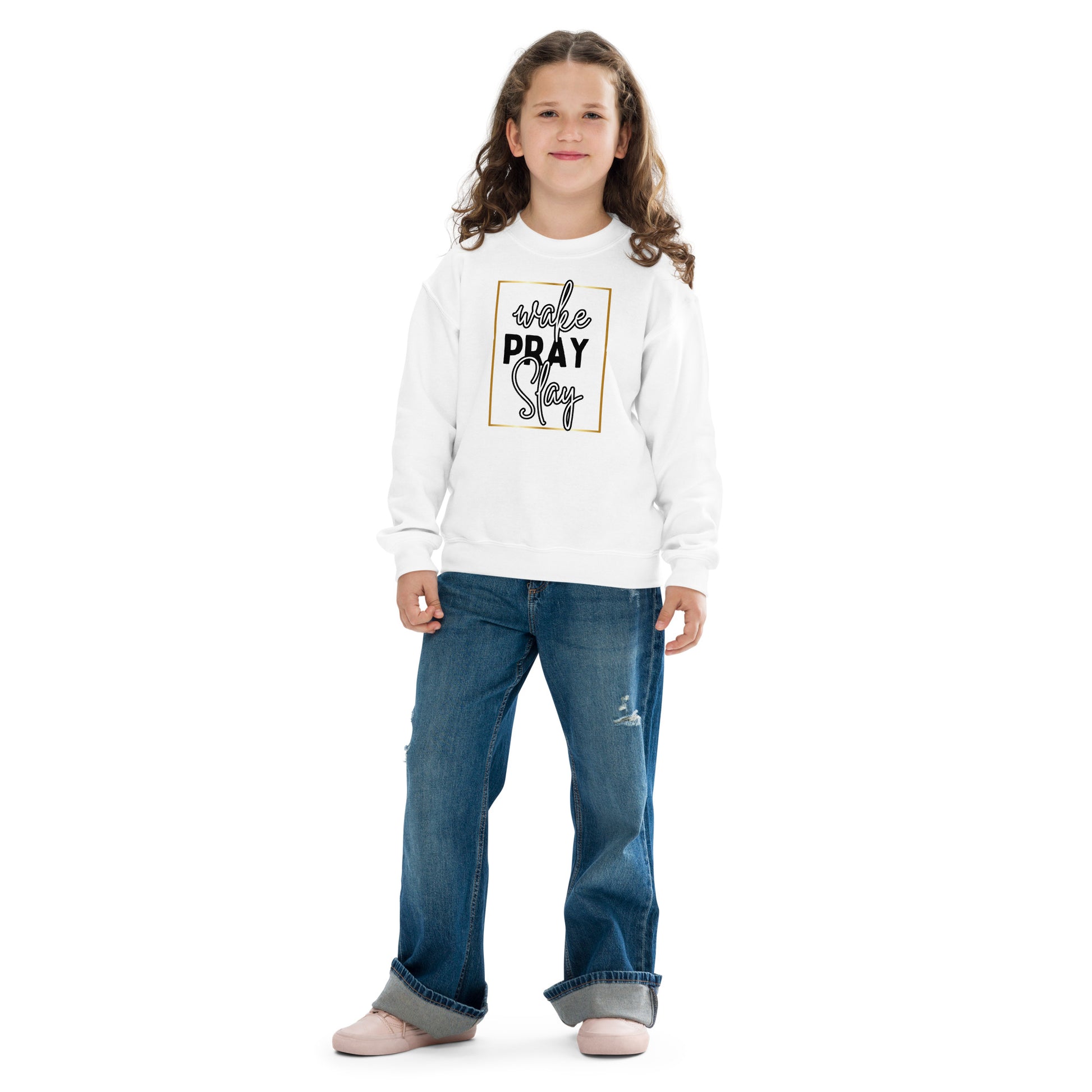 Youth Crewneck Sweatshirt | Faith-Based Comfort for Kids